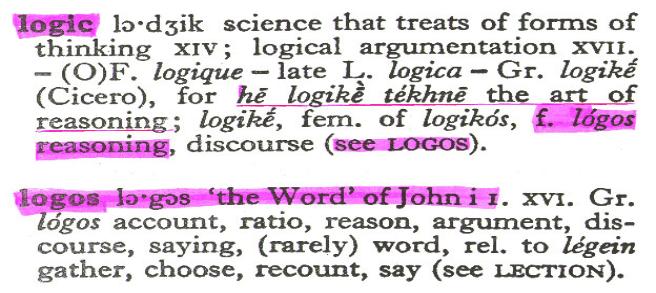 Logos Logic John 1:1 