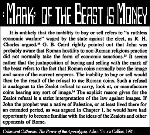 mark of the beast money yarbo collins crisis catharsis apocalypse